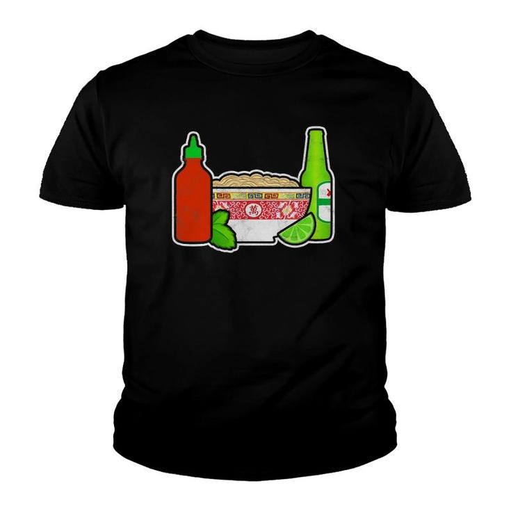 Pho Beer Tee Vietnamese Noodle Soup Viet Foodie Youth T-shirt