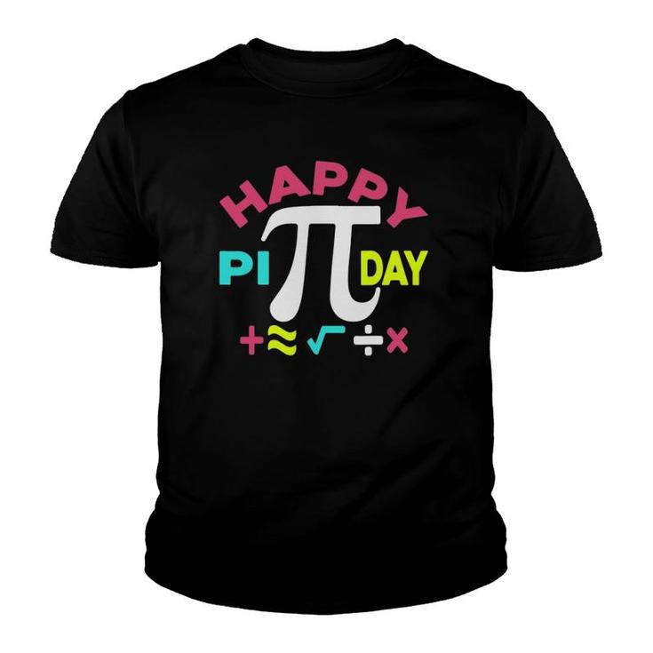 Pi Day Funny Math Number 314 Students Maths Teachers Pi Youth T-shirt