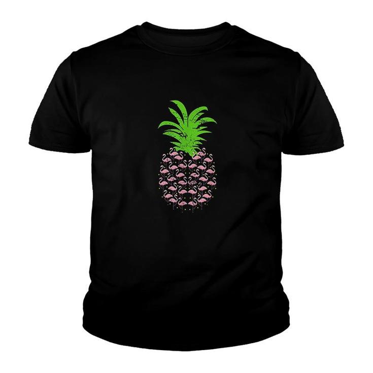 Pineapple Flamingo Youth T-shirt