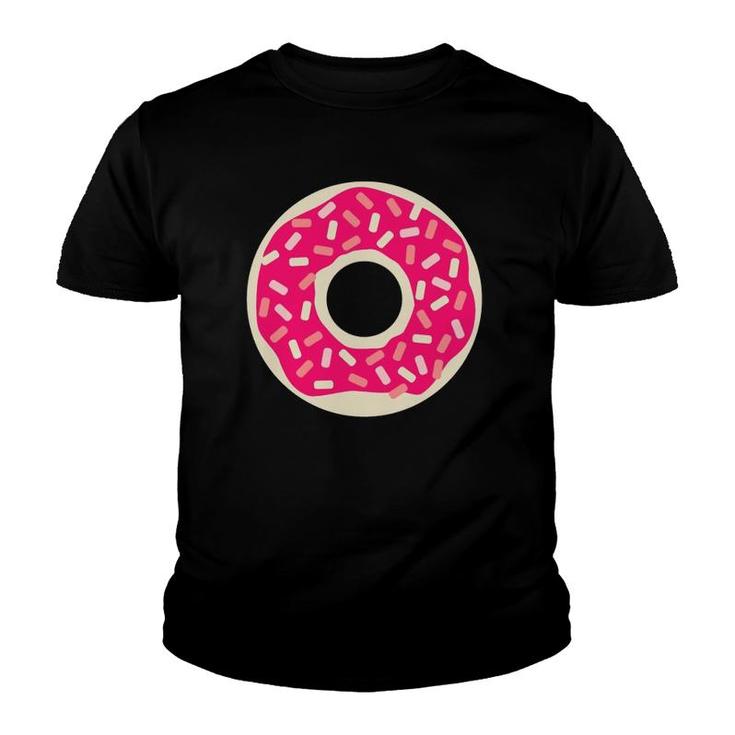 Pink Donut Sprinkles  Gift Youth T-shirt