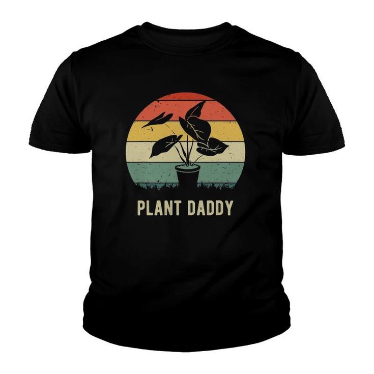 Plant Daddy Nature Botanical Gardener Plant Dad Gardening Youth T-shirt