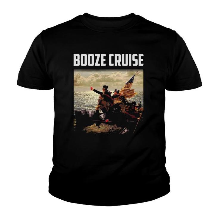 Political Party Booze Cruise Shades & Red Cups Youth T-shirt