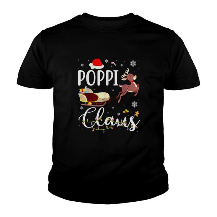 Poppi-Claus-Funny-Poppi-Christmas-Gift-Reindeer-Christmas  Youth T-shirt