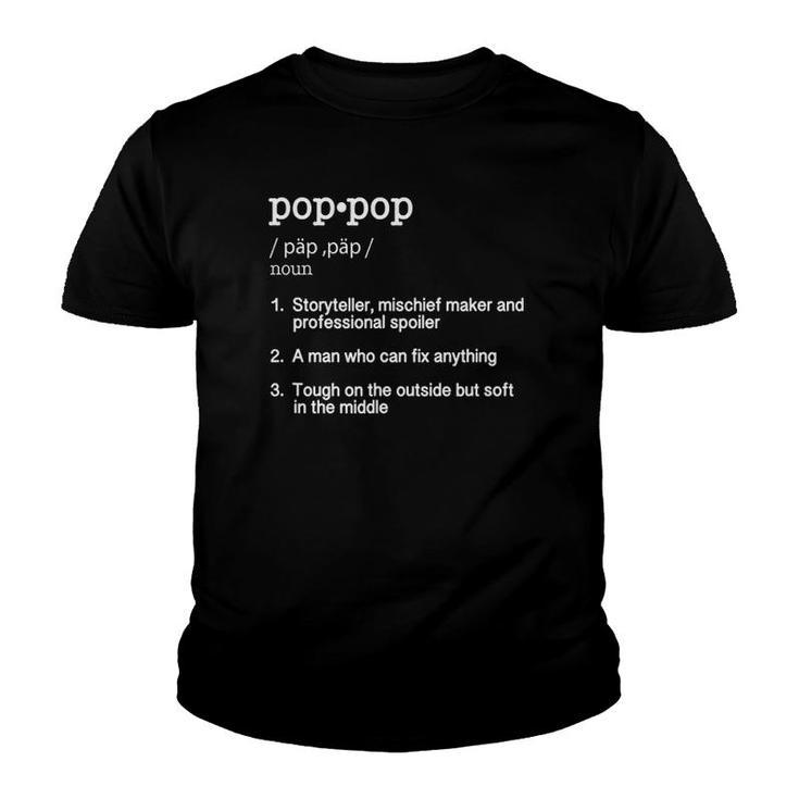 Poppop Definition - Pop Pop Father's Day Gift Tee Youth T-shirt