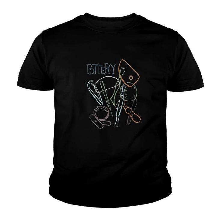 Pottery Tools Youth T-shirt