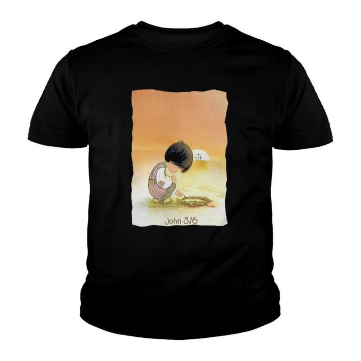 Precious Moments John 316 Share The Gift Of Love Youth T-shirt