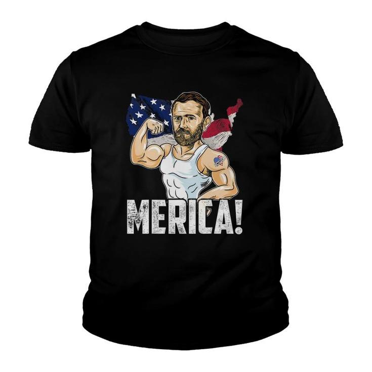 President Ulysses S Grant Merica 4Th Of July Funny Party Youth T-shirt