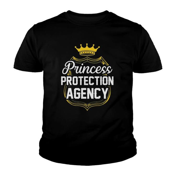 Princess Protection Agency Tiara Badge Mens Father's Day Youth T-shirt