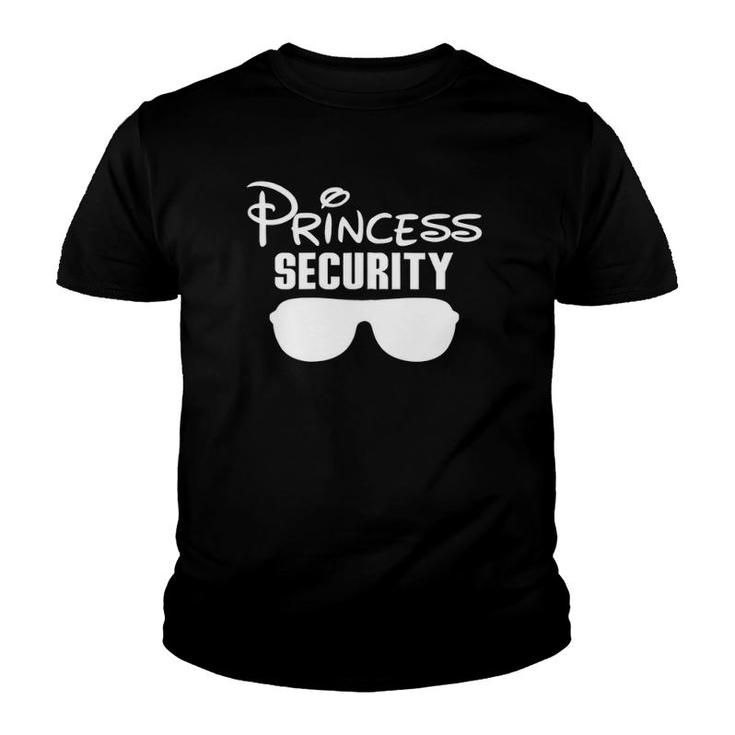 Princess Security Princess For Father And Daughter Zip Youth T-shirt