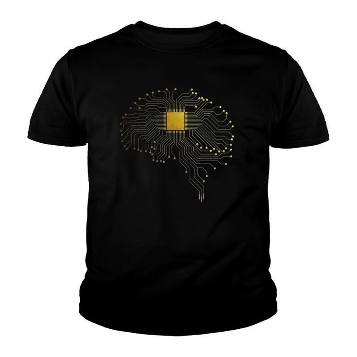 Programmer Cpu Brain Coder It Software Engineer  Youth T-shirt