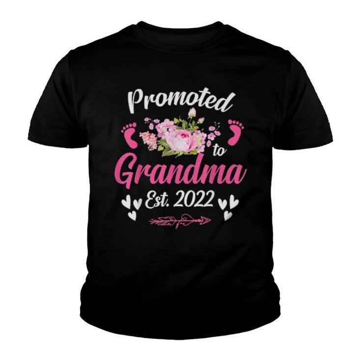 Promoted To Grandma 2022 Mother's Day Pregnancy 2022  Youth T-shirt