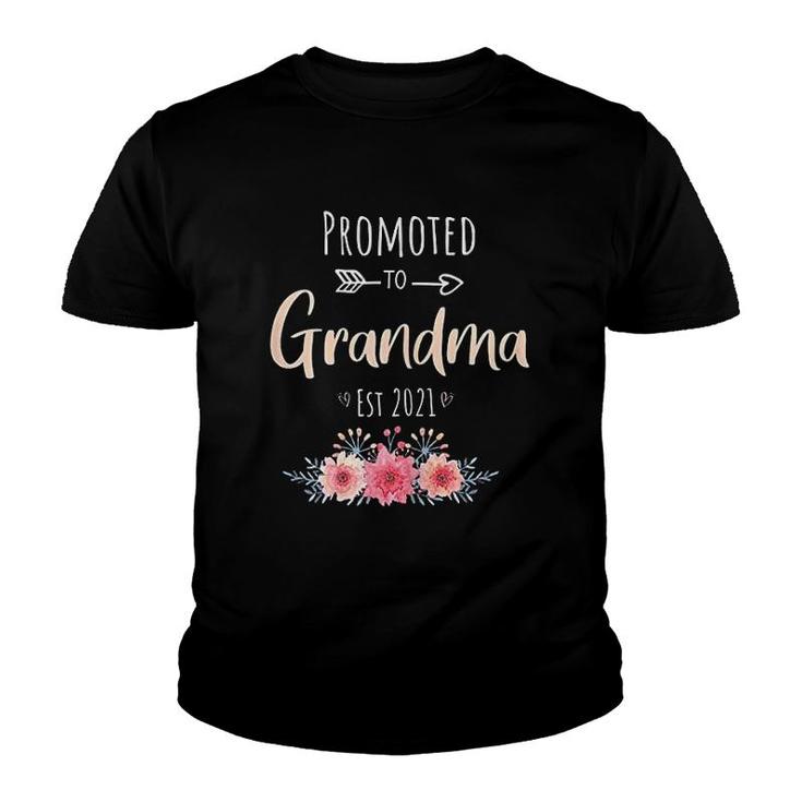Promoted To Grandma Est 2021 Youth T-shirt