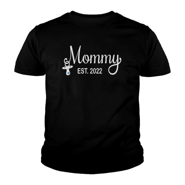 Promoted To Mom 2022 Cute Mommy Est 2022 Ver2 Youth T-shirt