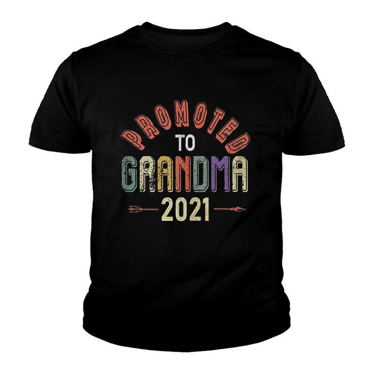 Promoted To Soon To Be Grandma 2021 Youth T-shirt