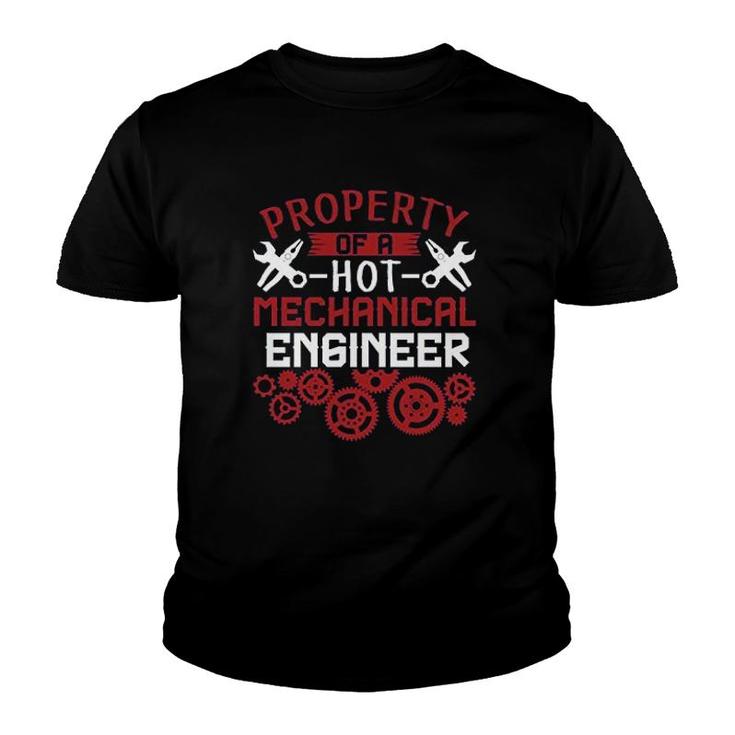 Property Of Hot Mechanical Engineer Youth T-shirt