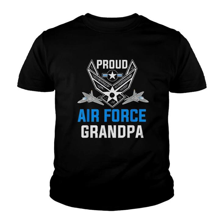 Proud Air Force Grandpa Youth T-shirt
