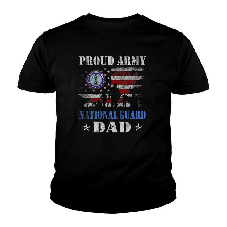 Proud Army National Guard Dad Veterans Day Gift Youth T-shirt