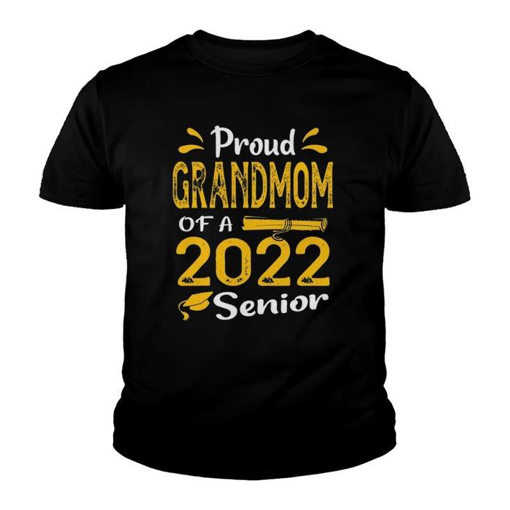 Proud Grandmom Of A Class Of 2022 Graduate Senior Student Youth T-shirt