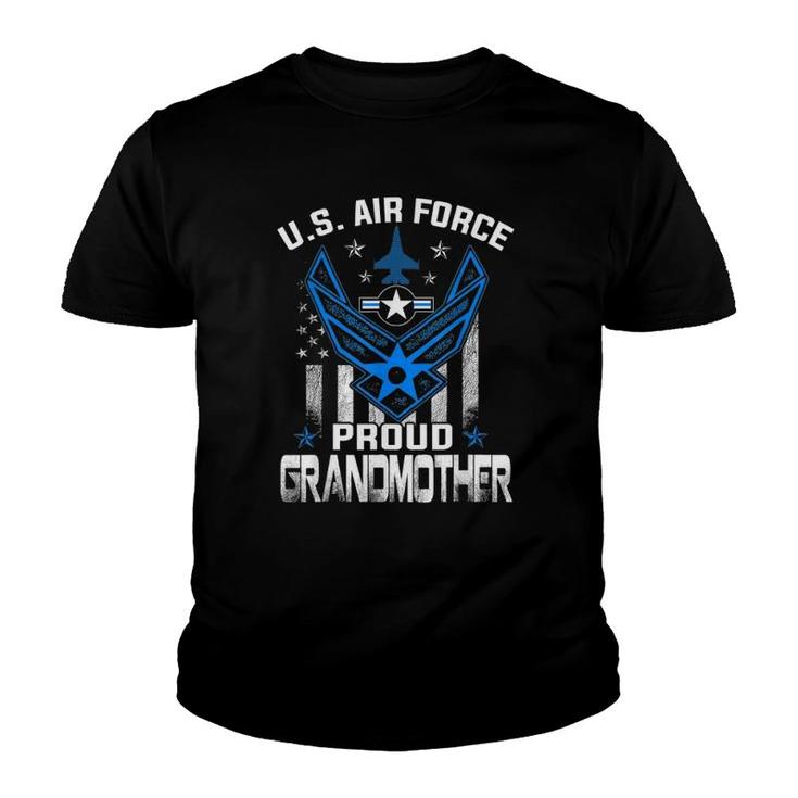 Proud Grandmother US Air Force Stars Air Force Family Youth T-shirt