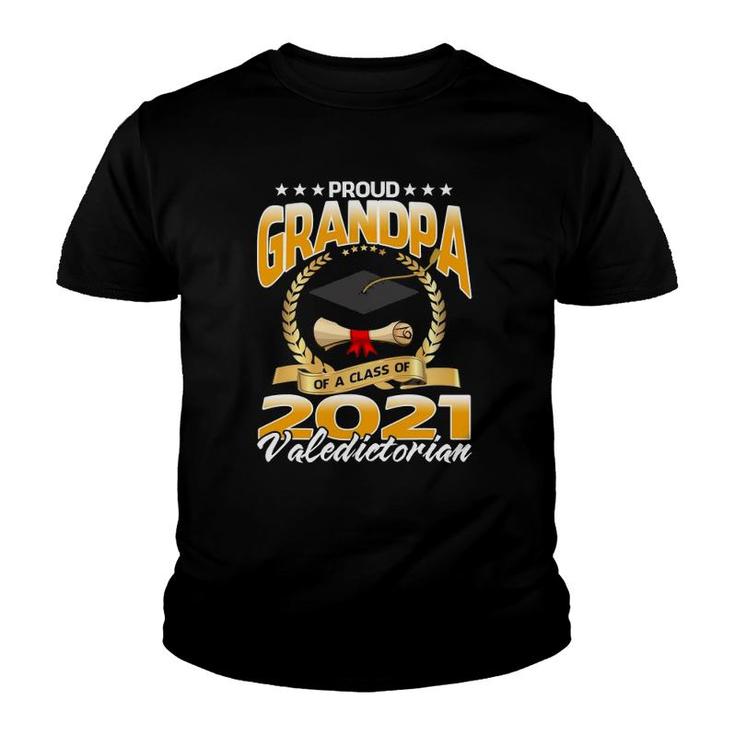 Proud Grandpa Of A Class Of 2021 Valedictorian Youth T-shirt