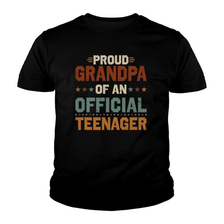Proud Grandpa Of Official Teenager 13Th Birthday 13 Years Old Youth T-shirt