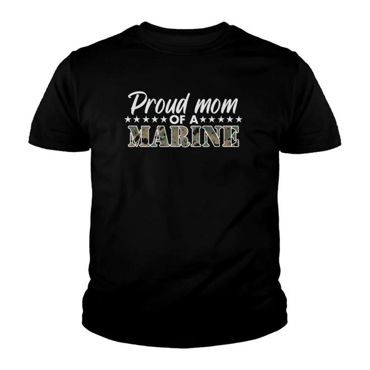 Proud Mom Of A Marine Youth T-shirt