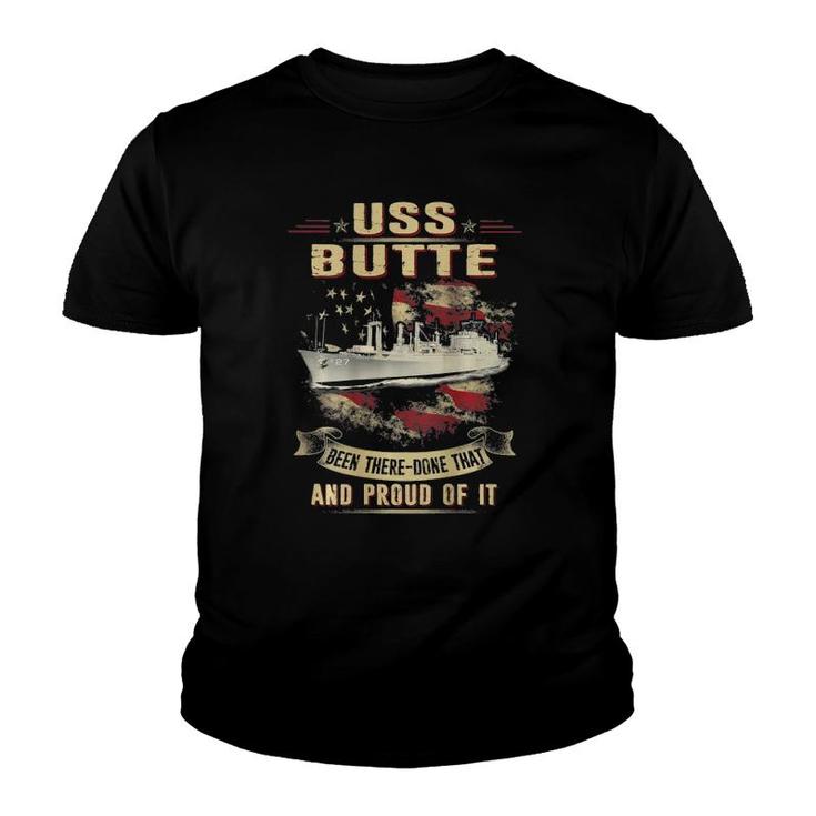 Proud Of Uss Butte Ae 27 Ver2 Youth T-shirt