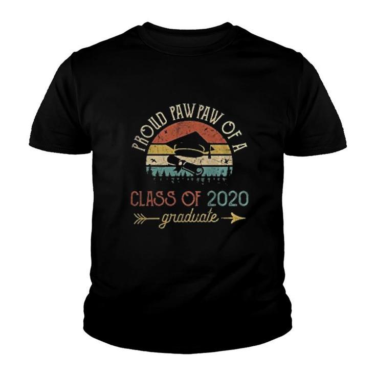 Proud Pawpaw Of A Class 2020 Graduate Youth T-shirt