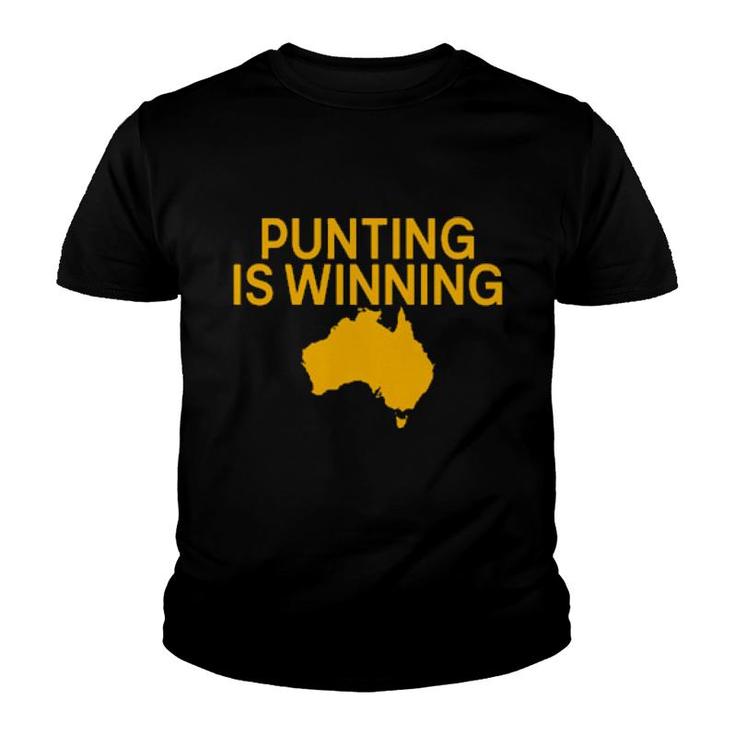 Punting Is Winning Australia Map Tory Taylor  Youth T-shirt