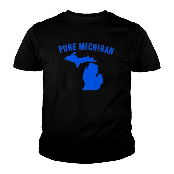 Pure Michigan Vacation Water Lake Fun Gift Idea Premium Youth T-shirt