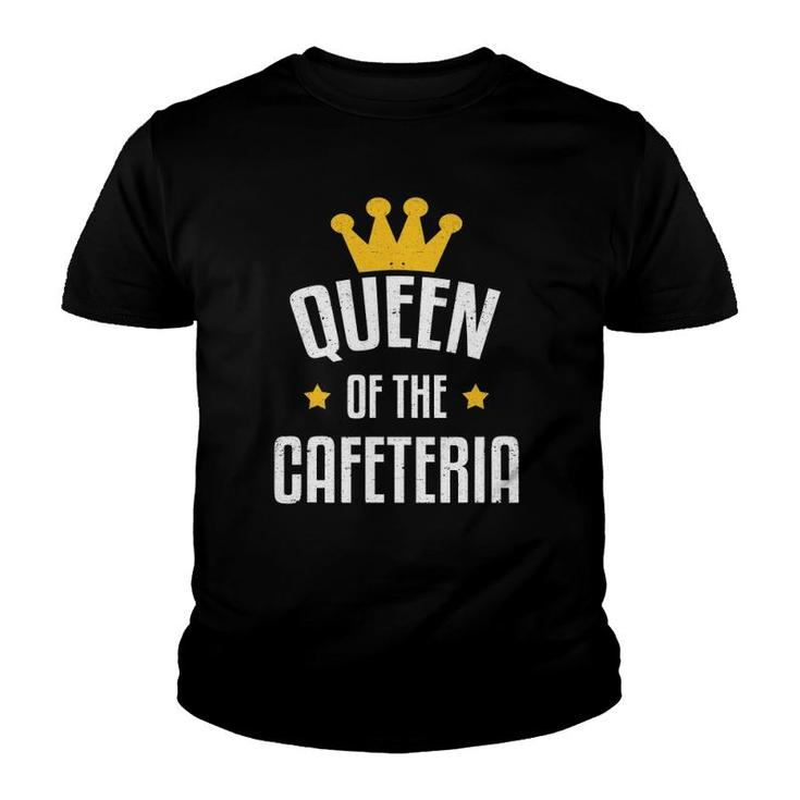 Queen Of The Cafeteria Lunch Lady Youth T-shirt