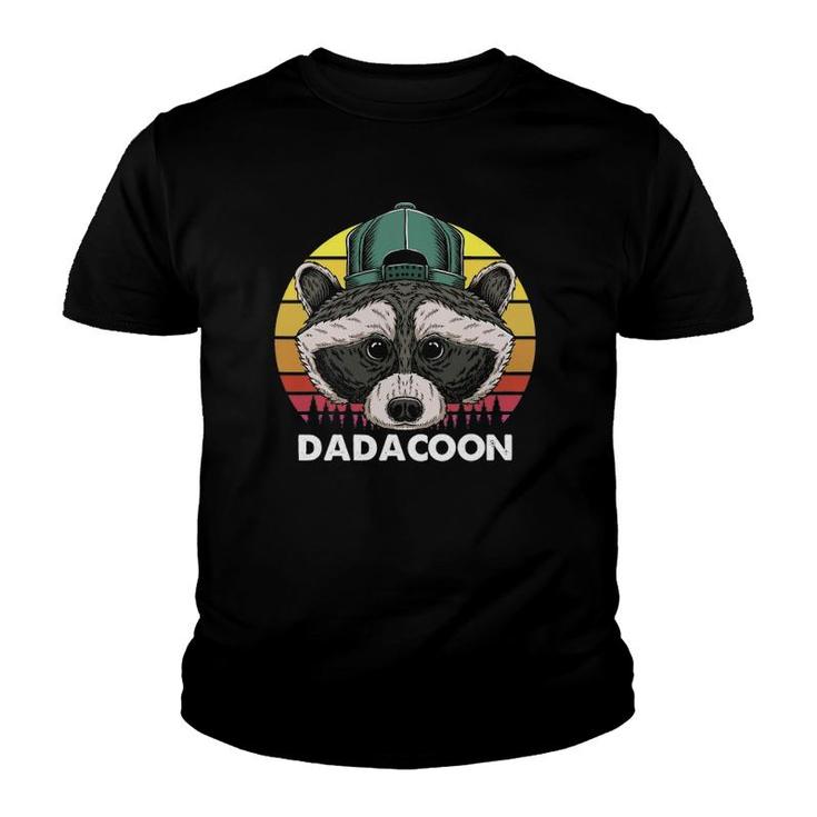 Raccoon Owner Dad Trash Panda Father Dadacoon Father's Day Youth T-shirt