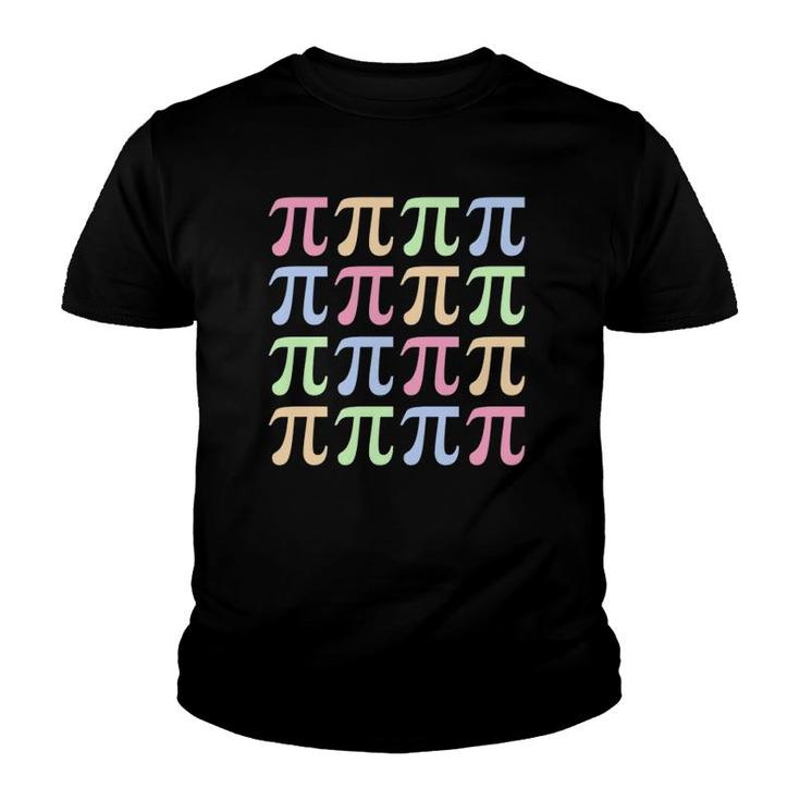 Rainbow Pi Day For Math Lovers Or Teachers Youth T-shirt