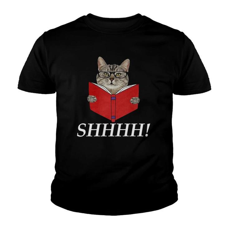 Reading Book Cat Silence Read Premium Youth T-shirt