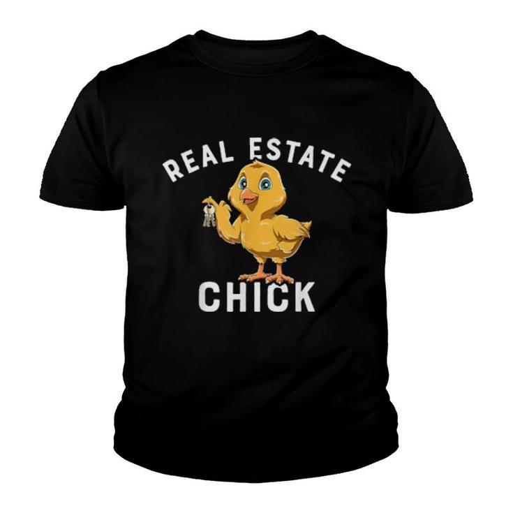 Real Estate Chick Real Estate Agents Realtors Real Estate  Youth T-shirt