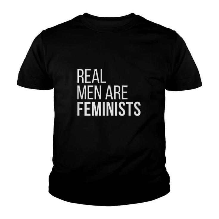 Real Men Are Feminists Youth T-shirt