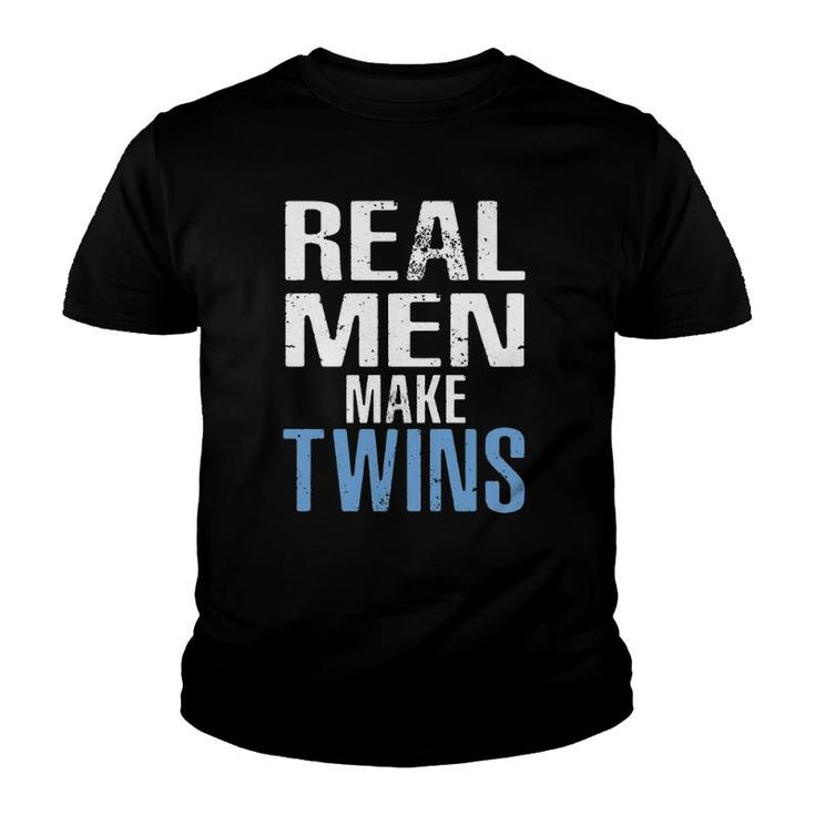 Real Men Make Twins Gift For Father Essential Youth T-shirt
