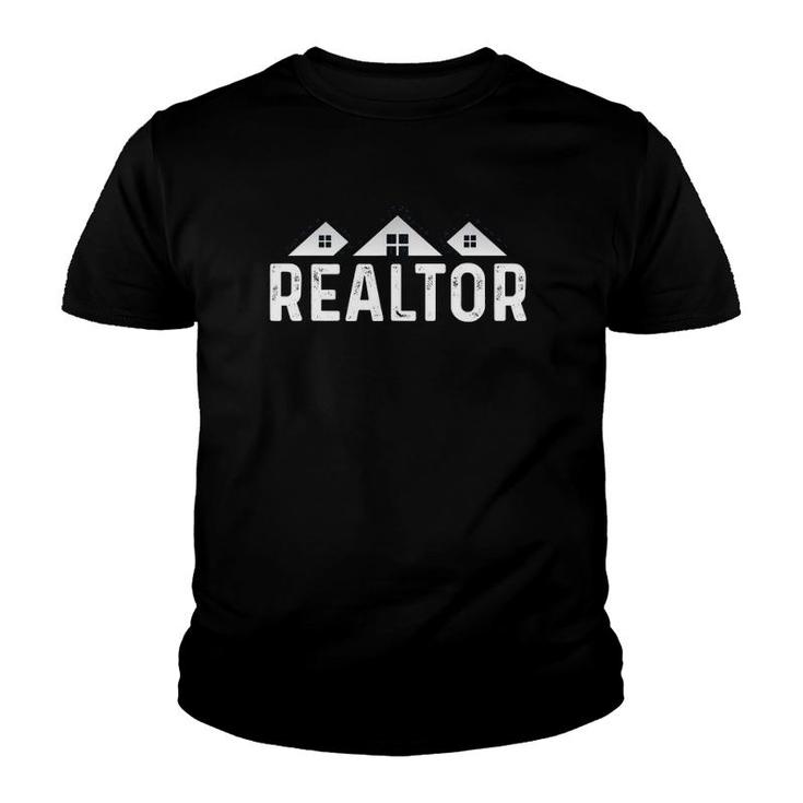 Realtor Classic, Vintage Real Estate Agent Youth T-shirt