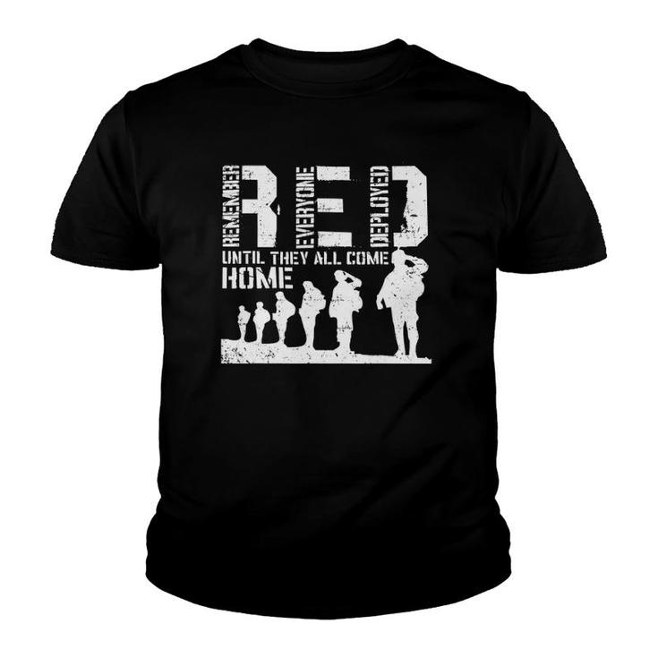 Red Friday Military S I Wear Red On Fridays Mom Women Youth T-shirt
