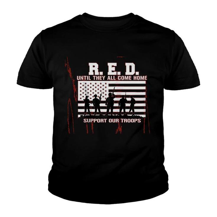 Red Friday  Remember Everyone Deployed Youth T-shirt