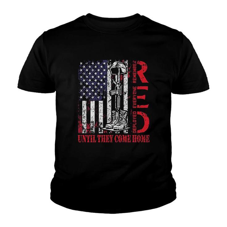 Red Friday Until They Come Home Us Flag Youth T-shirt