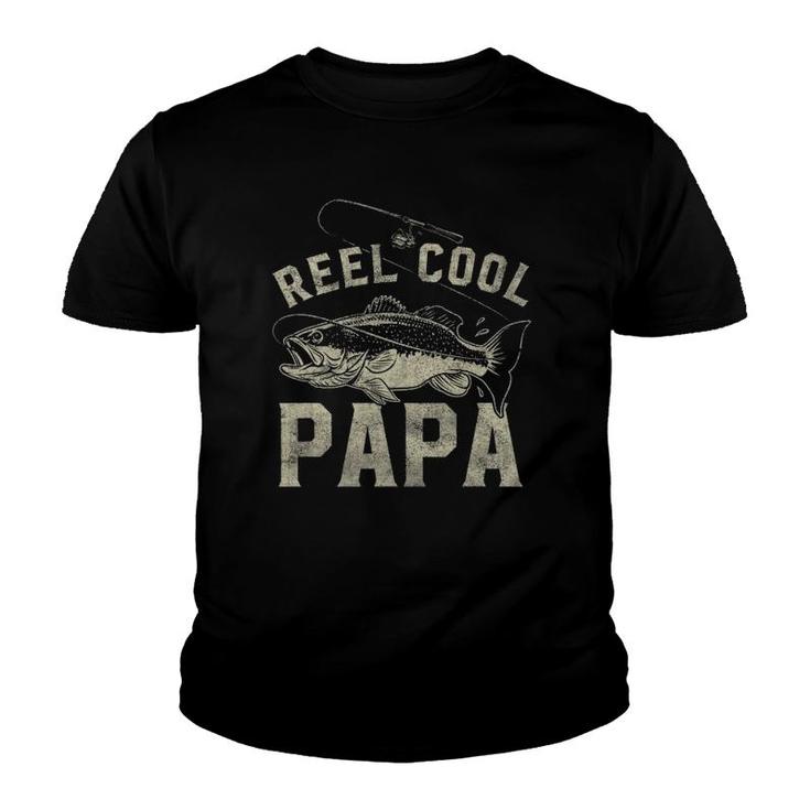 Reel Cool Papa Funny Father's Day Youth T-shirt