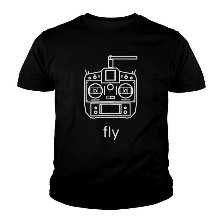 Remote Control For Rc Airplanes Youth T-shirt