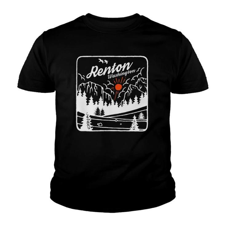 Renton Washington Vintage Wa Souvenir Youth T-shirt