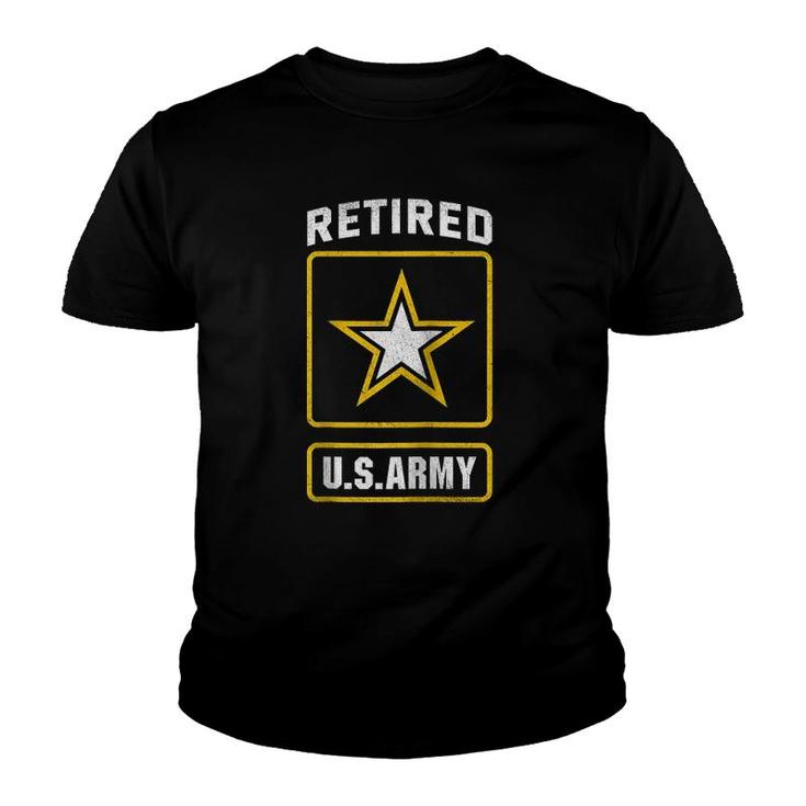 Retired Us Army Veteran Gift For Veteran Day Raglan Baseball Tee Youth T-shirt