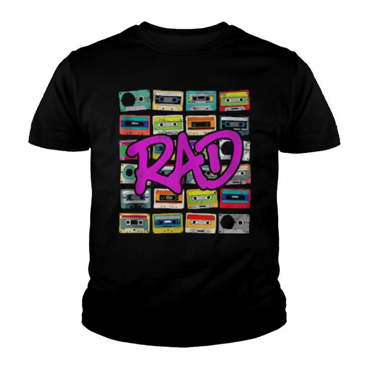 Retro 80S Totally Rad 1980S Cassette Vintage Eighties  Youth T-shirt