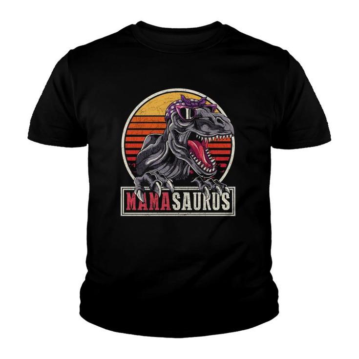 Retro Mamasaurusrex Dinosaur Funny Mama Saurus Mother  Youth T-shirt