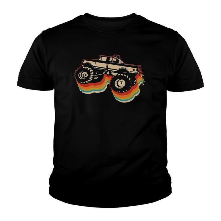 Retro Monster Truck Show Vintage Monster Trucks Tank Top Youth T-shirt