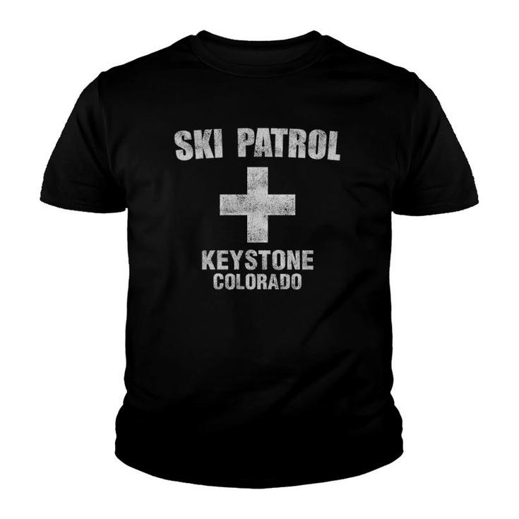 Retro Official Keystone Co Ski Patrol Youth T-shirt