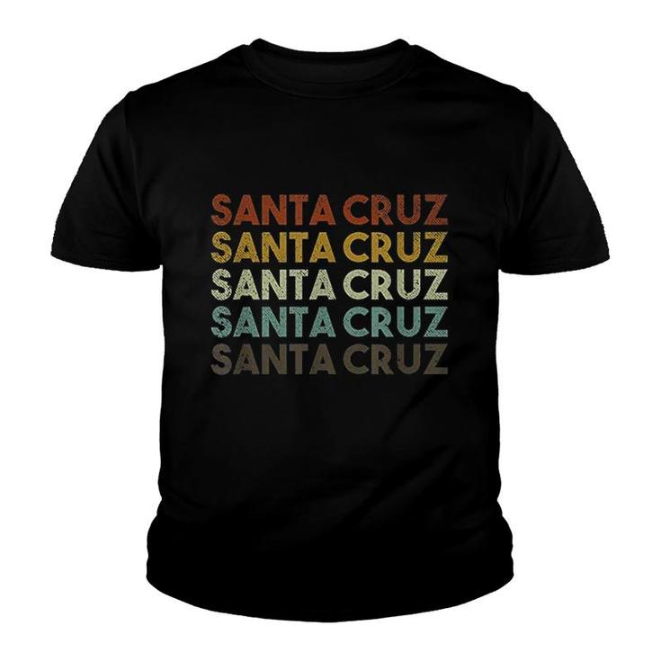 Retro Santa Cruz California Youth T-shirt